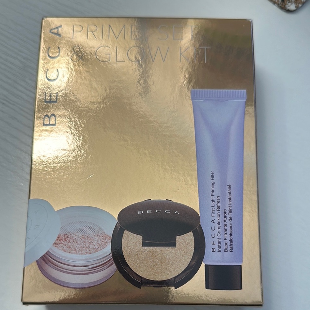 BECCA Prime, set and glow kit